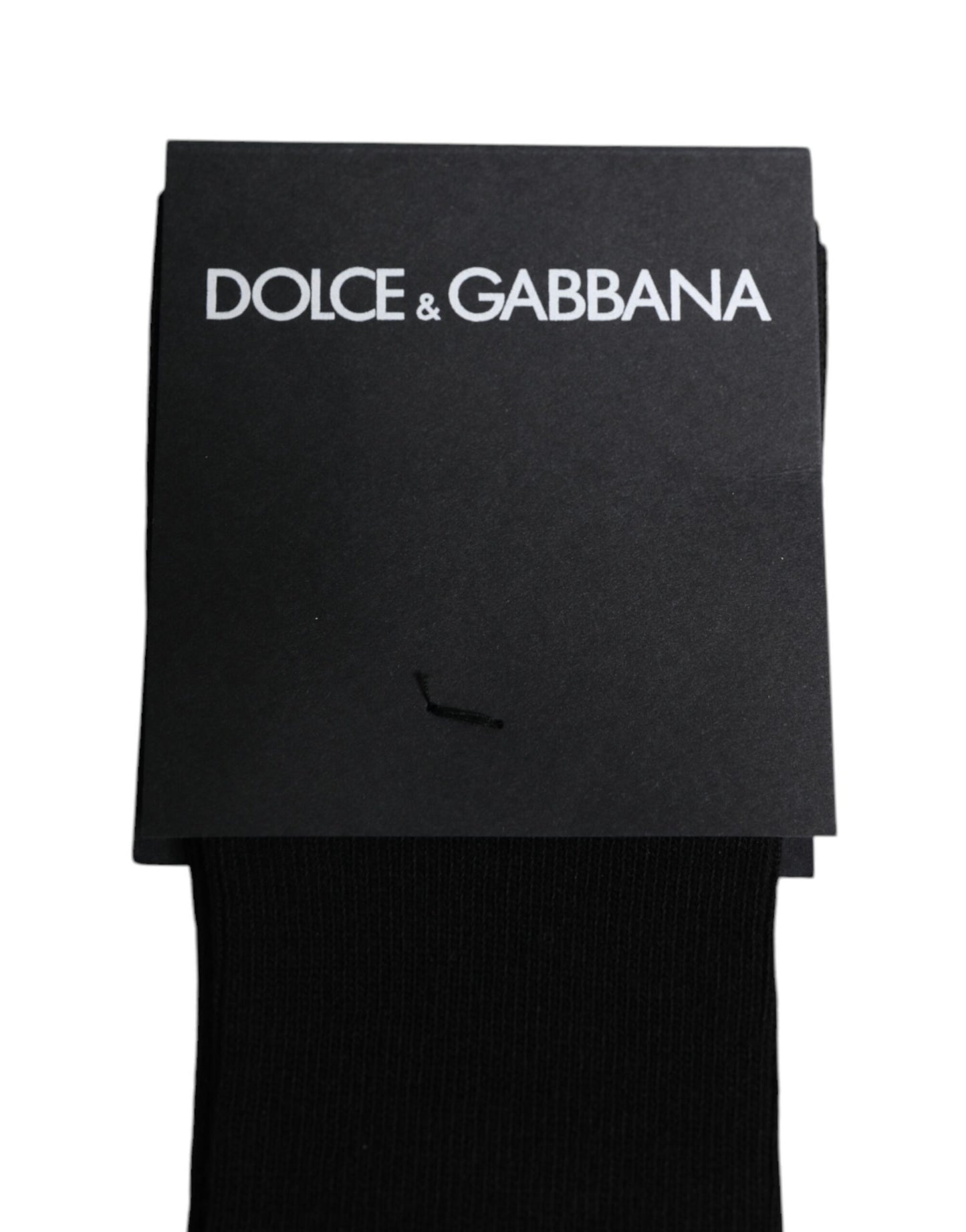 Dolce &amp; Gabbana – Wadensocken aus schwarzer Viskose mit Logo