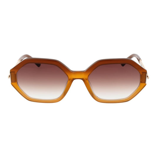 Sandro Braune Acetat-Sonnenbrille
