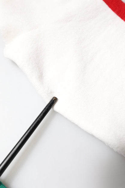 Dolce &amp; Gabbana – Wadenlange Socken aus mehrfarbiger Baumwolle mit DG-Logo-Aufnäher