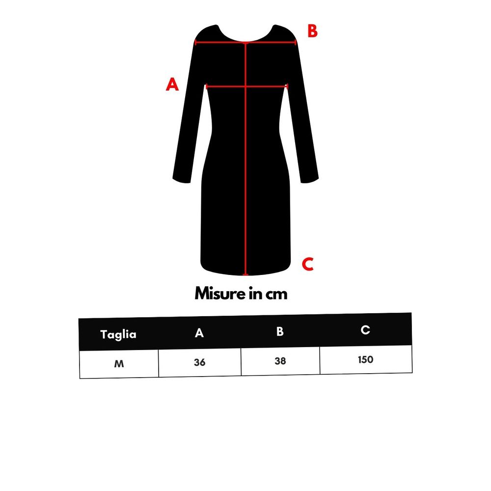 Retrofête Schwarzes Viskose-Maxikleid