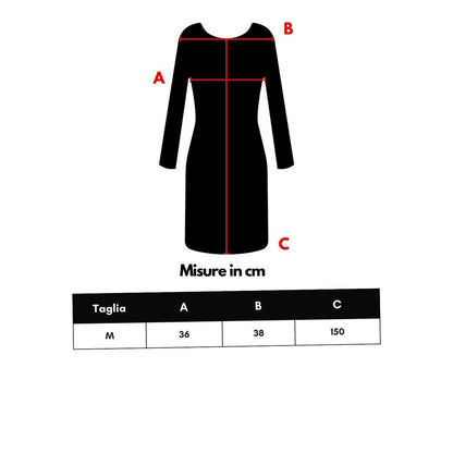 Retrofête Schwarzes Viskose-Maxikleid