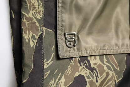Dolce &amp; Gabbana Mehrfarbige Bomberjacke aus Baumwolle mit Camouflage-Muster