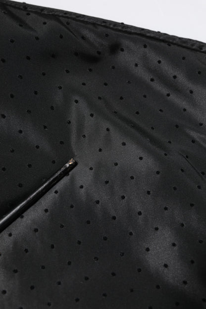 Dolce &amp; Gabbana – Schwarze Bomberjacke mit langen Ärmeln und durchgehendem Reißverschluss