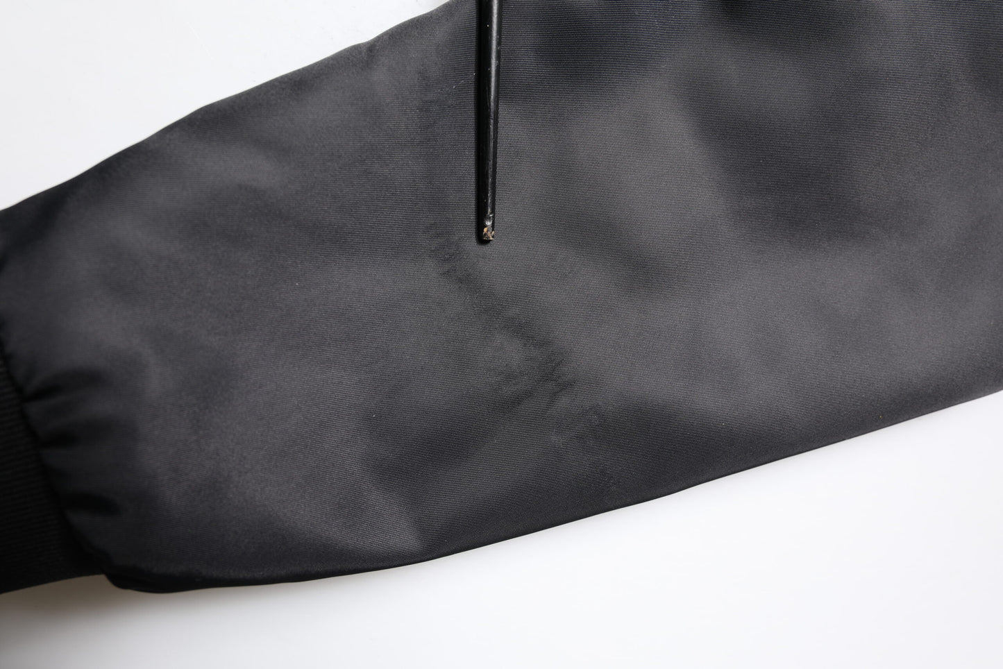 Dolce &amp; Gabbana – Bikerjacke aus schwarzem Lammleder mit durchgehendem Reißverschluss