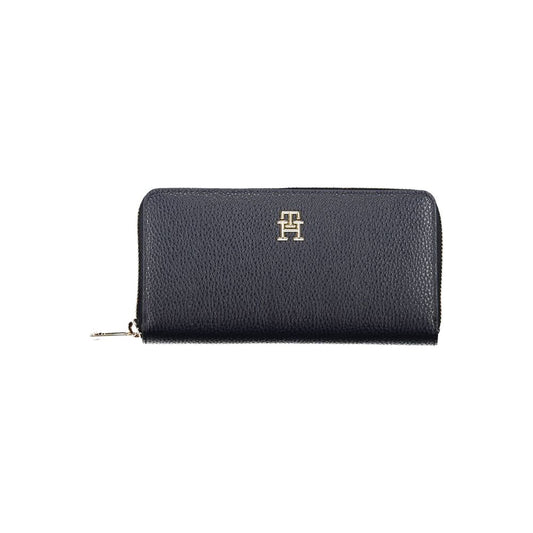 Tommy Hilfiger – Blaue Polyethylen-Geldbörse für Damen