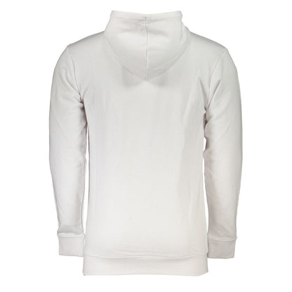 Cavalli Class Weißer Baumwollpullover für Herren