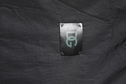 Dolce &amp; Gabbana – Schwarze Bomberjacke aus Nylon mit durchgehendem Reißverschluss und Logo