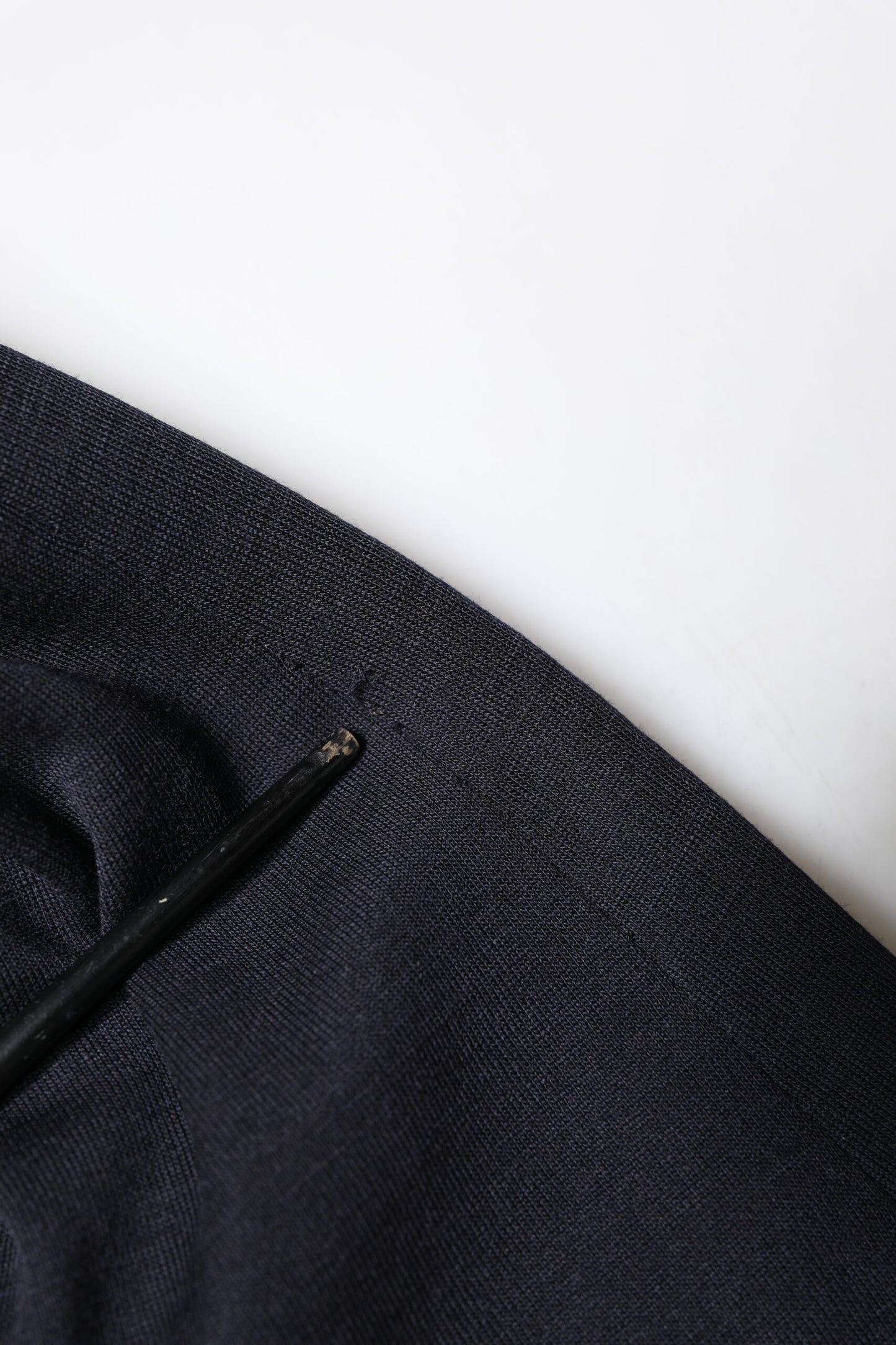 Dolce &amp; Gabbana – Einreihiger Anzugsblazer aus schwarzer Wolle