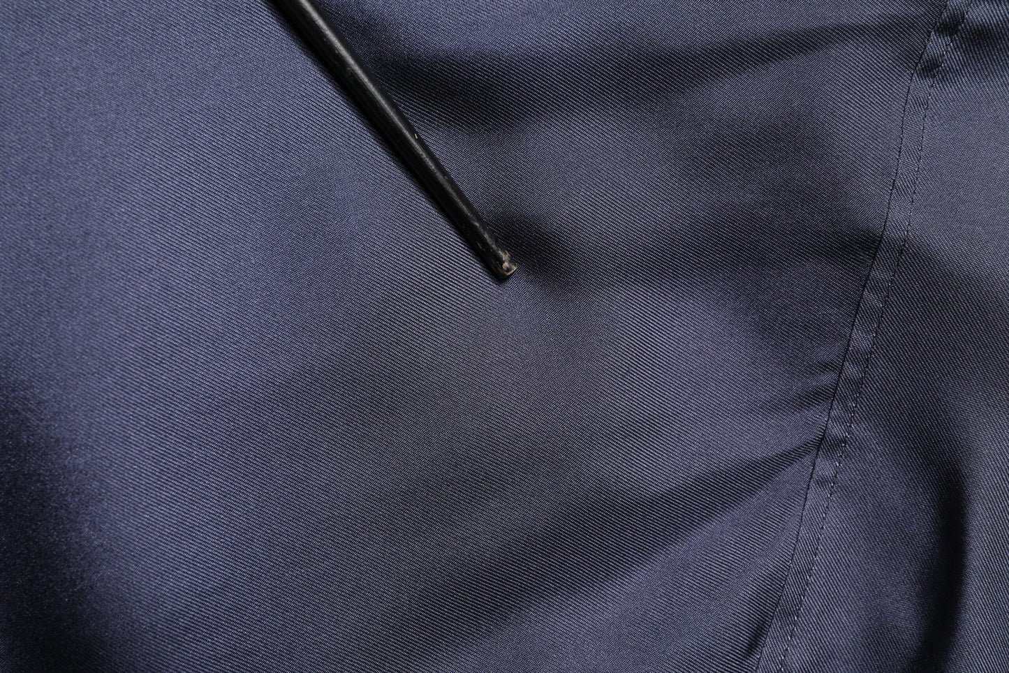 Dolce &amp; Gabbana Dunkelblaues Zweireiherhemd aus Seide