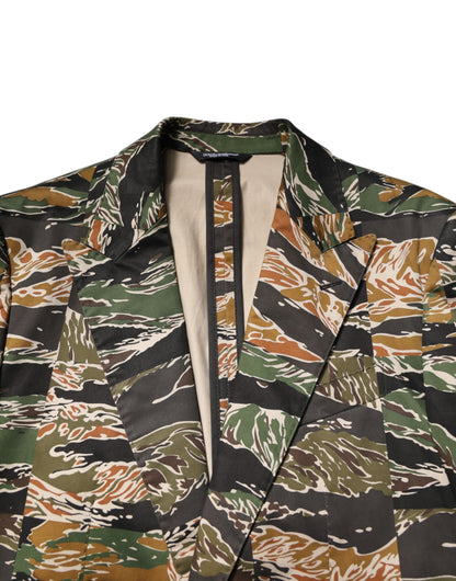 Dolce &amp; Gabbana – Mehrfarbiger, einreihiger, zweiteiliger Anzug TAORMINA