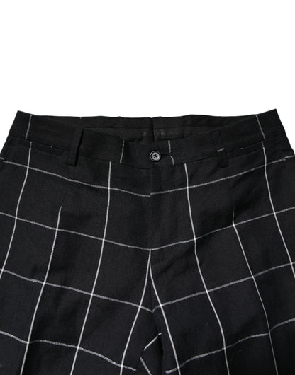 Dolce &amp; Gabbana – Schwarzer, zweireihiger TAORMINA-Anzug