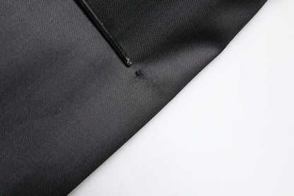 Dolce &amp; Gabbana – Einreihiger, zweiteiliger Anzug aus dunkelgrauer Wolle