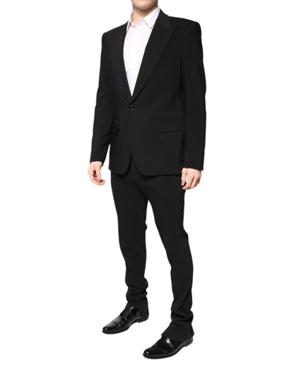 Dolce &amp; Gabbana – Mehrfarbiger 2-teiliger Anzug aus Polyester-Jacquard