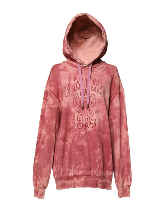 Dolce &amp; Gabbana Pink Wash DG MILANO Kapuzenpullover
