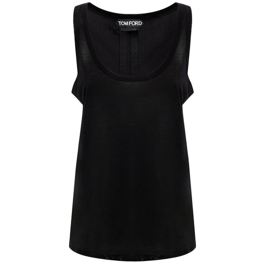 Tom Ford – Schwarzes Seiden-Tanktop