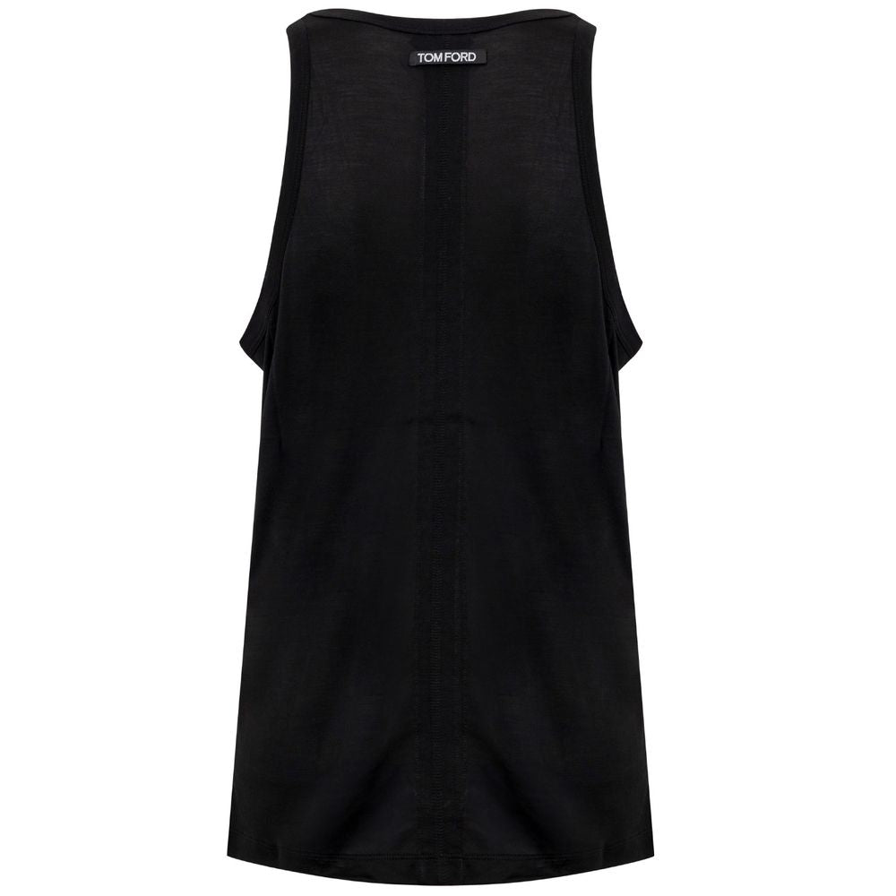 Tom Ford – Schwarzes Seiden-Tanktop