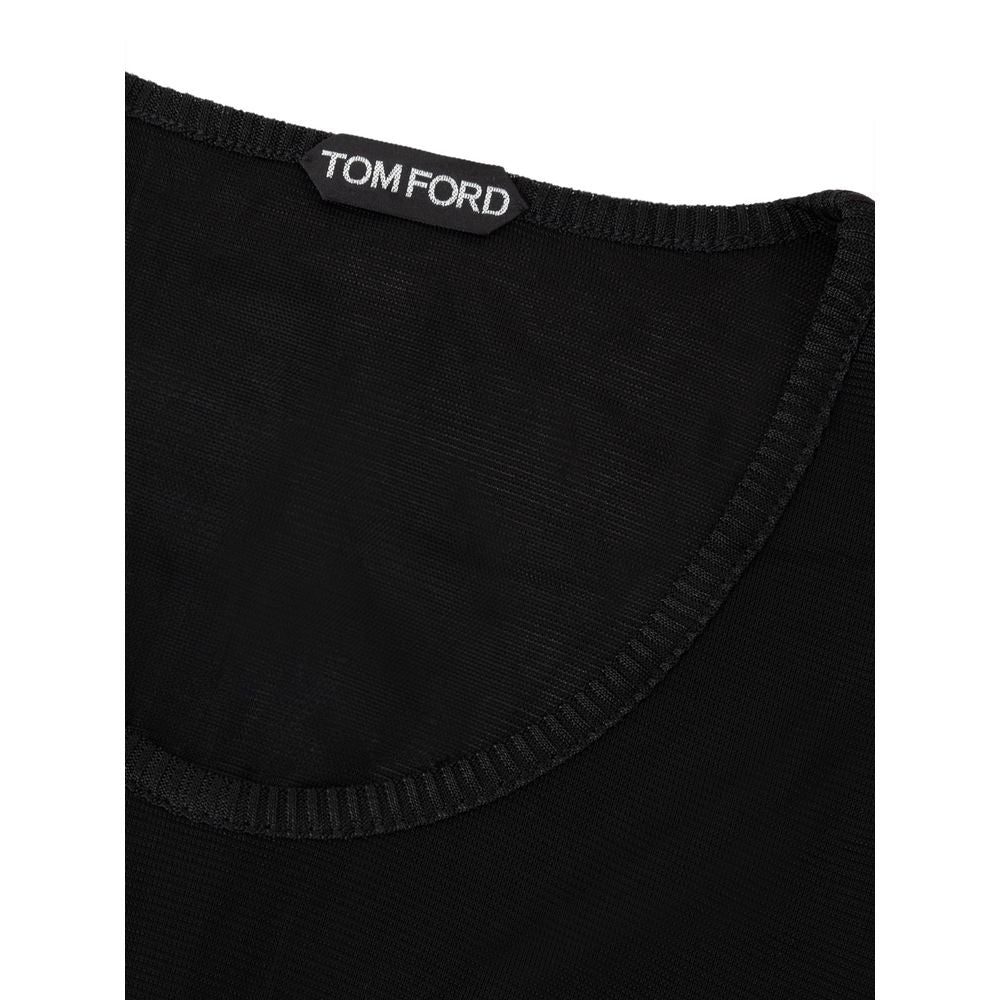 Tom Ford Schwarze Viskose-Tanktops