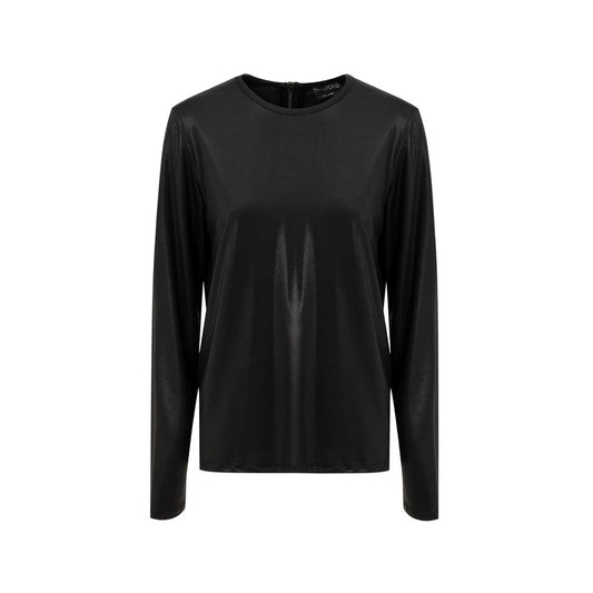 Tom Ford – Schwarzes Viskose-Langarmshirt