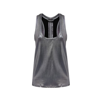Tom Ford Graue Viskose-Tanktops