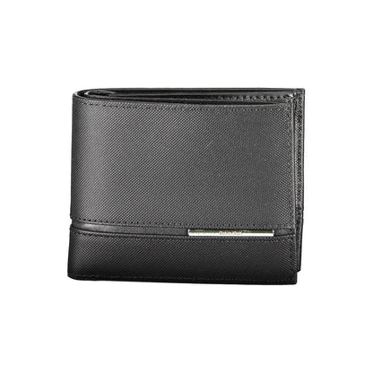 Calvin Klein Herren-Geldbörse aus schwarzem Leder