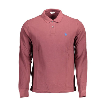 US POLO ASSN. Lila Poloshirt aus Baumwolle für Herren