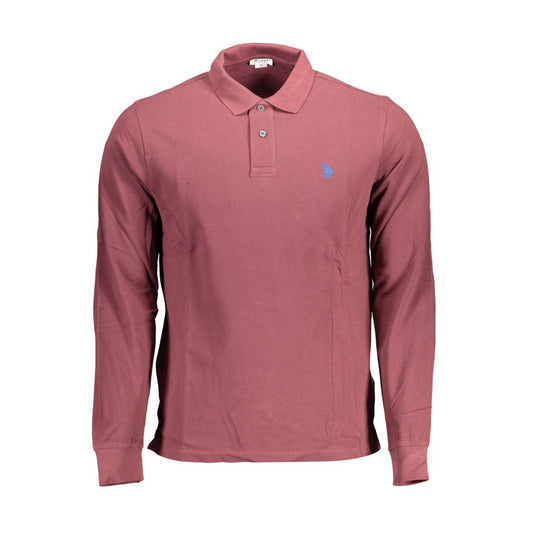 US POLO ASSN. Lila Poloshirt aus Baumwolle für Herren