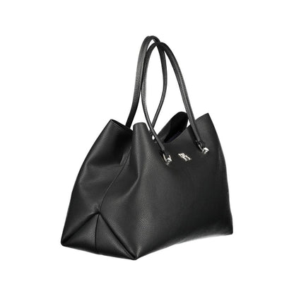 Tommy Hilfiger – Schwarze Polyester-Handtasche für Damen