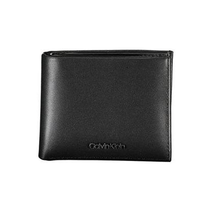 Calvin Klein – Elegante, zweifach faltbare Brieftasche aus Leder mit RFID-Block
