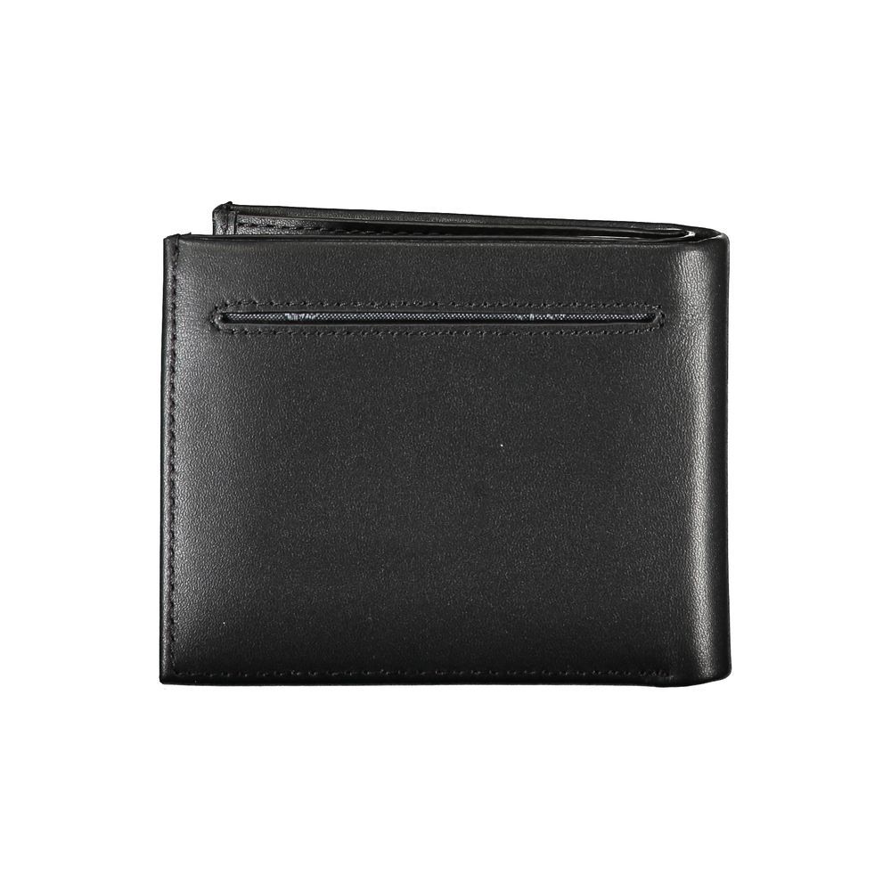 Calvin Klein – Elegante, zweifach faltbare Brieftasche aus Leder mit RFID-Block