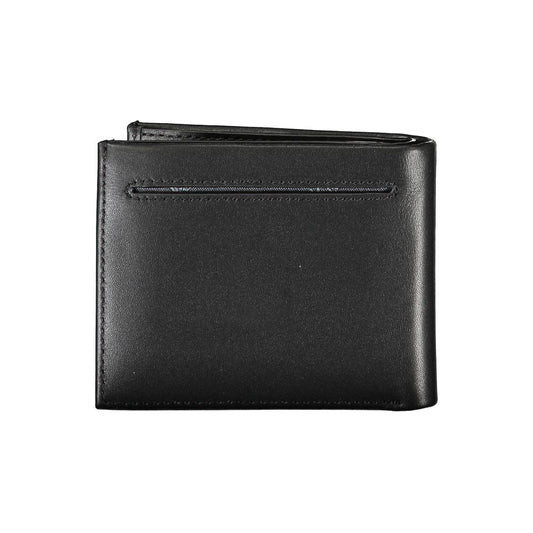 Calvin Klein – Elegante, zweifach faltbare Brieftasche aus Leder mit RFID-Block