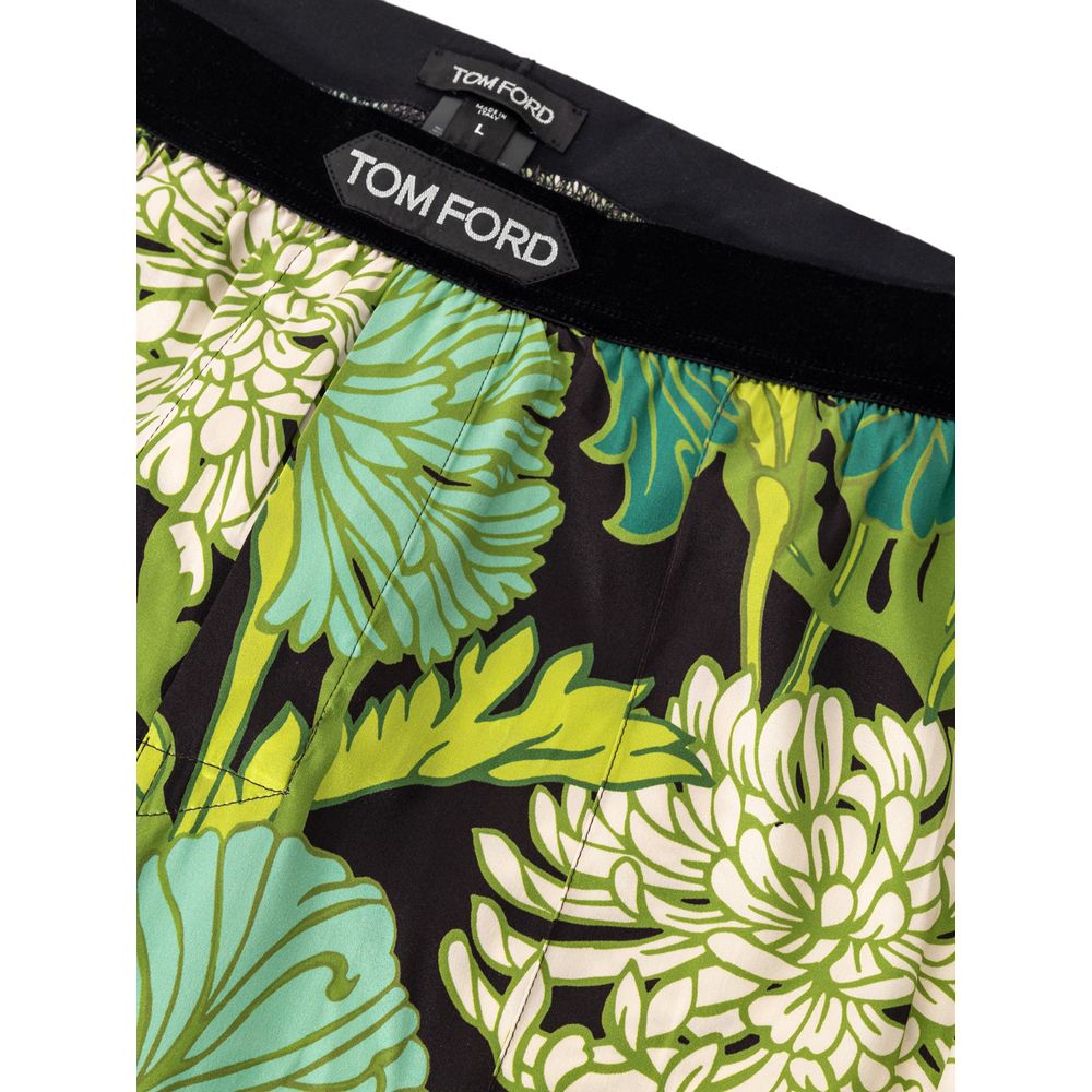 Tom Ford Schlafanzug-Unterteile aus mehrfarbiger Seide