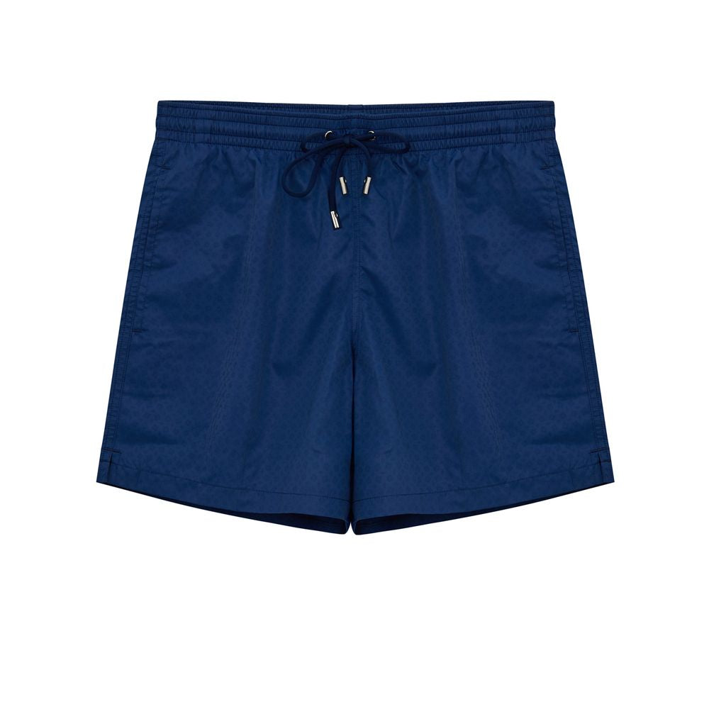 Canali Blaue Badeshorts aus Polyester