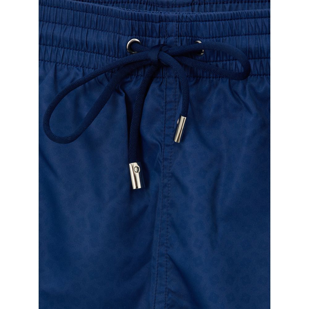 Canali Blaue Badeshorts aus Polyester