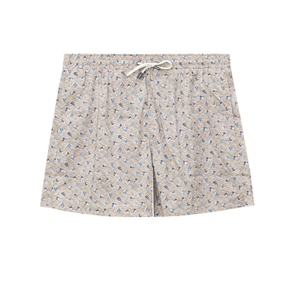 Canali Beige Badeshorts aus Polyester