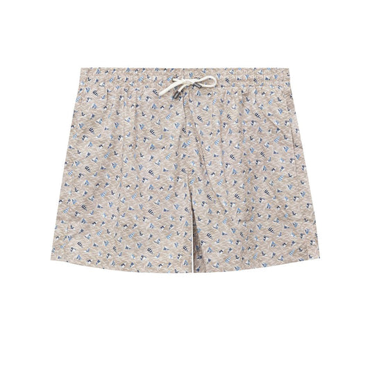 Canali Beige Badeshorts aus Polyester