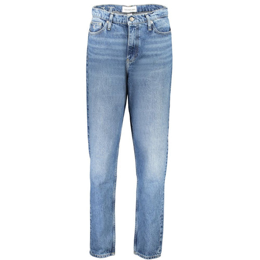 Calvin Klein Damen Jeans aus Baumwolle in Blau