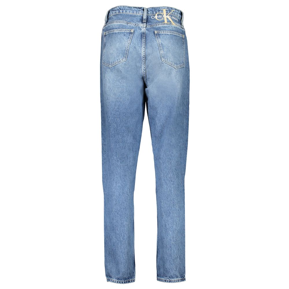 Calvin Klein Damen Jeans aus Baumwolle in Blau
