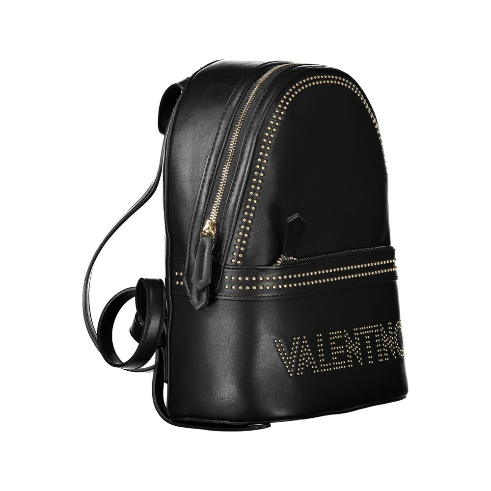 Mario Valentino Schwarzer Polyethylen-Rucksack für Damen