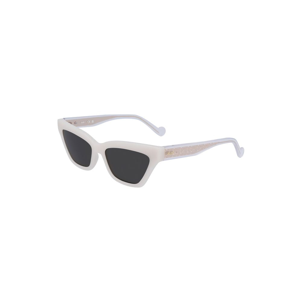 Liu Jo – Weiße Sonnenbrille mit Spritzguss-Design für Damen