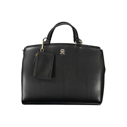 Tommy Hilfiger – Schwarze Polyethylen-Handtasche für Damen