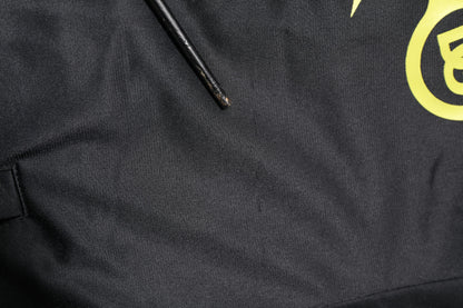 Dolce &amp; Gabbana – Schwarze Bomberjacke mit Rollkragen und Reißverschluss und Logo