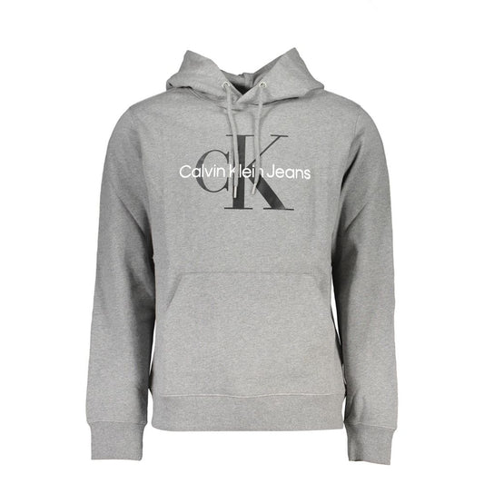 Calvin Klein Grauer Baumwollpullover für Herren