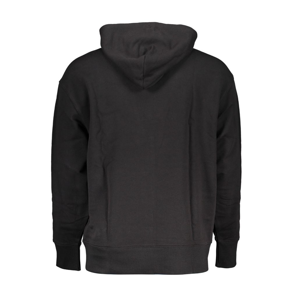 Tommy Hilfiger – Schwarzer Baumwoll-Kapuzenpullover für Herren