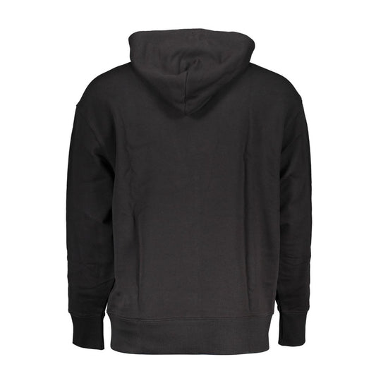 Tommy Hilfiger – Schwarzer Baumwoll-Kapuzenpullover für Herren