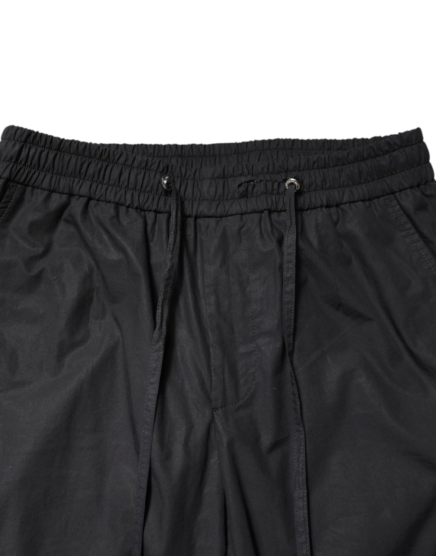 Dolce &amp; Gabbana – Schwarzer, zweiteiliger Anzug „TAORMINA“ aus Baumwolle