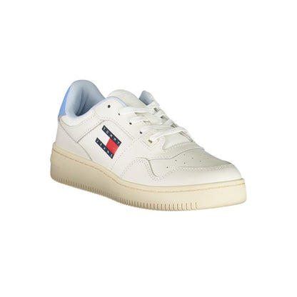 Tommy Hilfiger – Weiße Leder-Sneaker für Damen