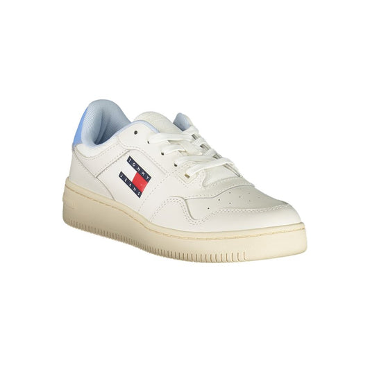 Tommy Hilfiger – Weiße Leder-Sneaker für Damen