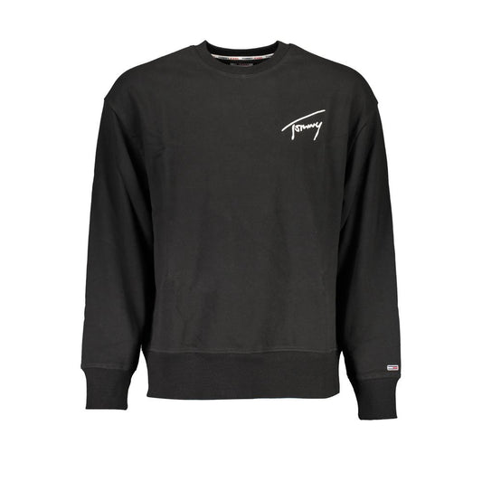 Tommy Hilfiger – Schwarzer Baumwollpullover für Herren