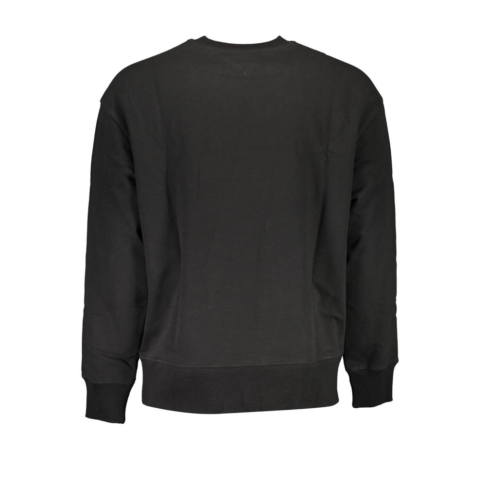 Tommy Hilfiger – Schwarzer Baumwollpullover für Herren