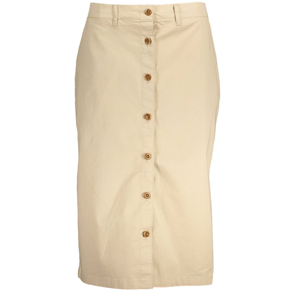 Gant Beige Baumwoll Damen Rock